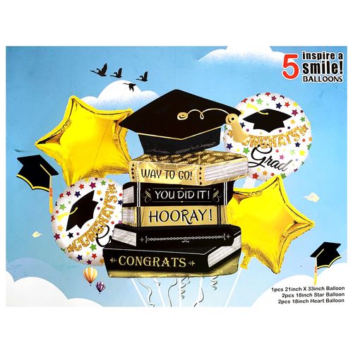 Graduation Foil Balloon Set