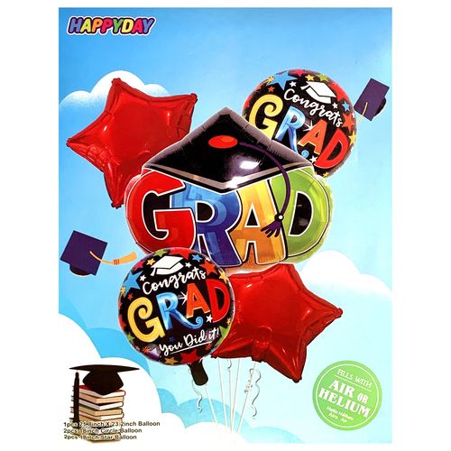 Graduation Foil Balloon Set