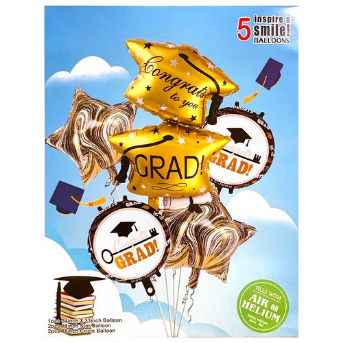 Graduation Foil Balloon Set