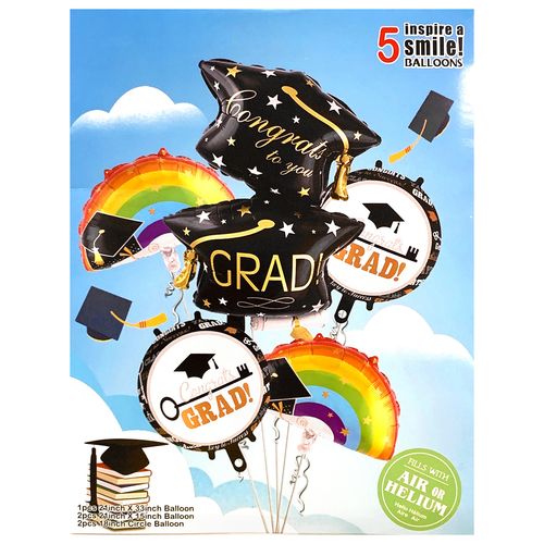 Graduation Foil Balloon Set