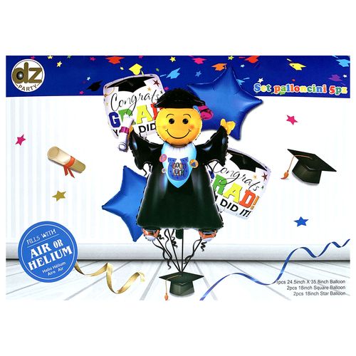 Graduation Foil Balloon Set