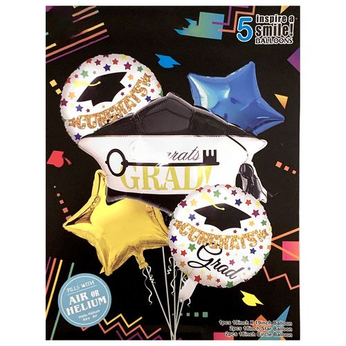 Graduation Foil Balloon Set