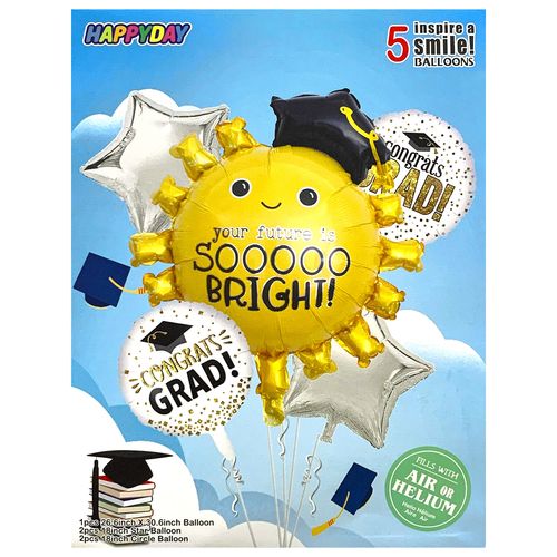 Graduation Foil Balloon Set