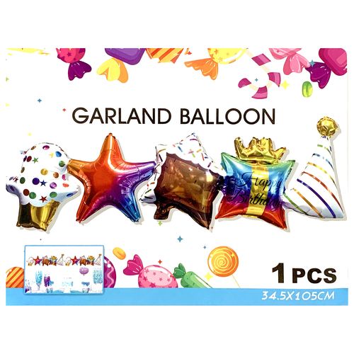 Linking Foil Balloon Garland 1m