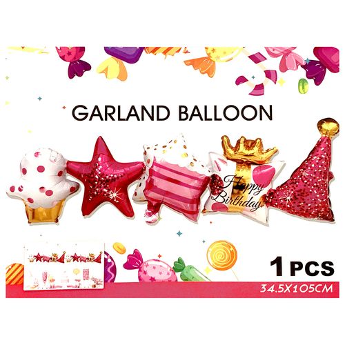 Linking Foil Balloon Garland 1m