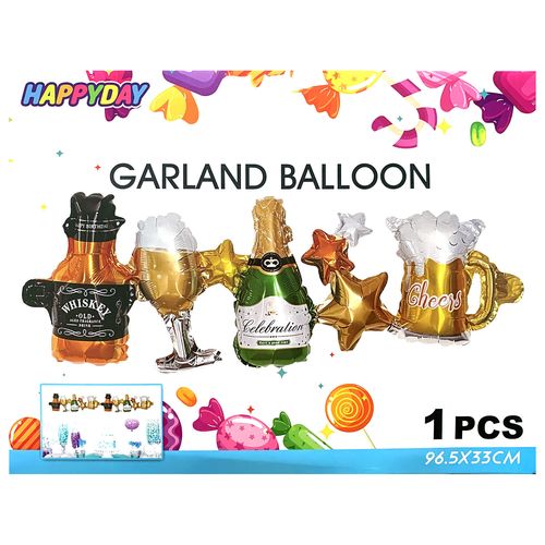 Linking Foil Balloon Garland 1m