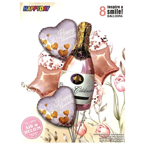 Happy Anniversary Foil Balloon Set