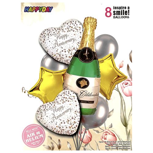 Happy Anniversary Foil Balloon Set