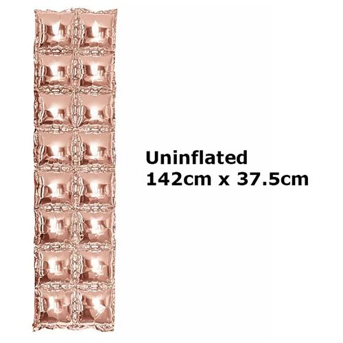 Foil Balloon 2Row Square Backdrop