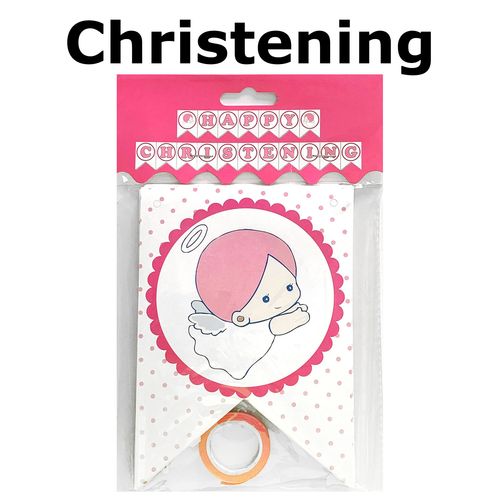 Happy Christening Banner