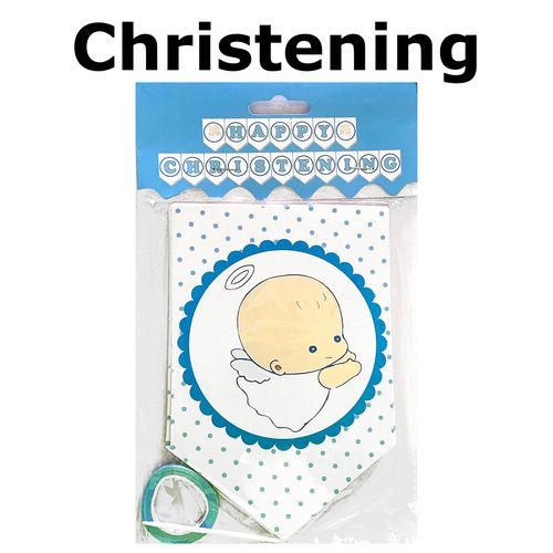 Happy Christening Banner