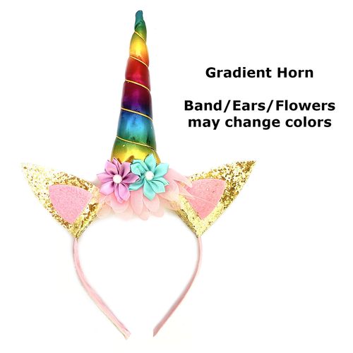 Happy Birthday Bride Mermaid Unicorn Congrats Costume Headband Glasses and Props