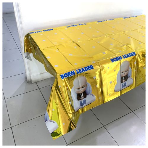 Printed Plastic Foil Table Cover 54x72in