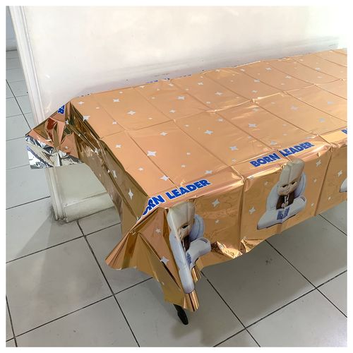 Printed Plastic Foil Table Cover 54x72in