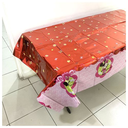 Printed Plastic Foil Table Cover 54x72in