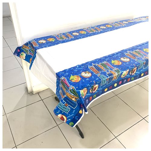 Printed Plastic Foil Table Cover 54x72in