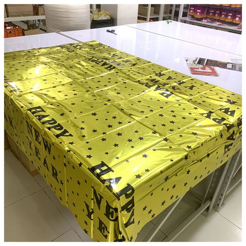 Printed Plastic Foil Table Cover