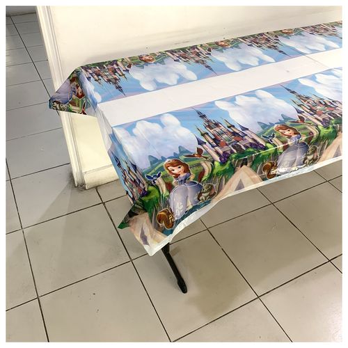 Printed Plastic Foil Table Cover 54x72in