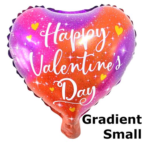 Printed Heart Balloon Loose 10 inches