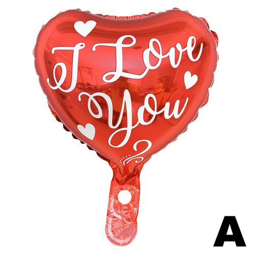 Printed Heart Balloon Loose 10 inches