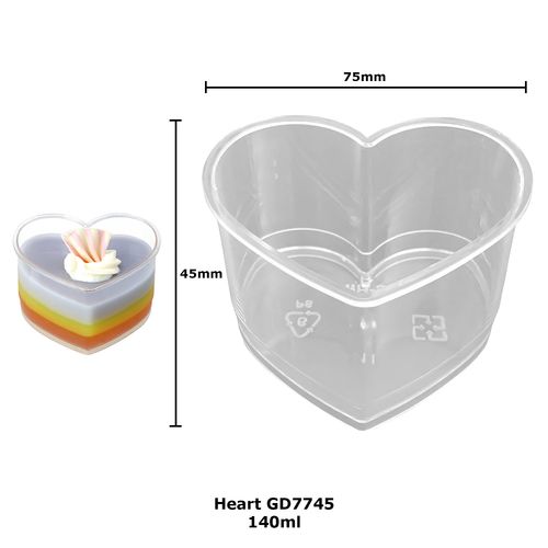 Plastic Cake Dessert Jelly Wine Cocktail Alcohol Glass Cup Container