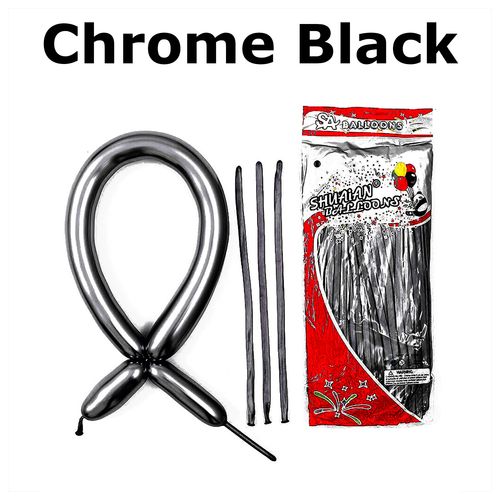 Long Chrome Balloons 100 pcs per bag 1.8g