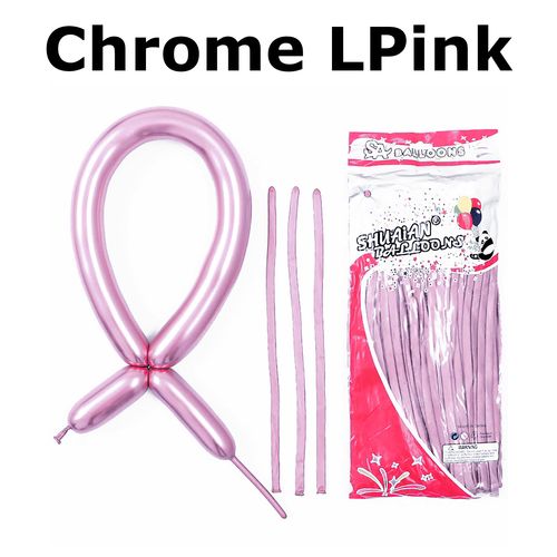 Long Chrome Balloons 100 pcs per bag 1.8g