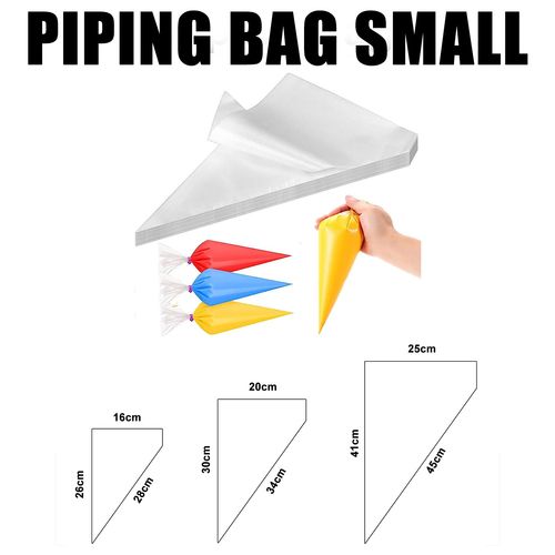 100pcs Disposable Pastry Piping Bag