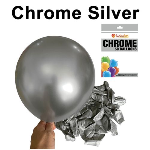 10inch Chrome Balloon (50 per pack) size10 1.8g