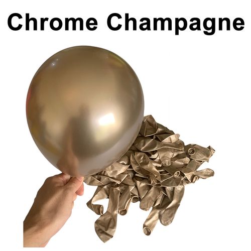 REPACKED 10inch Chrome Balloon size10 10pcs 1.8g