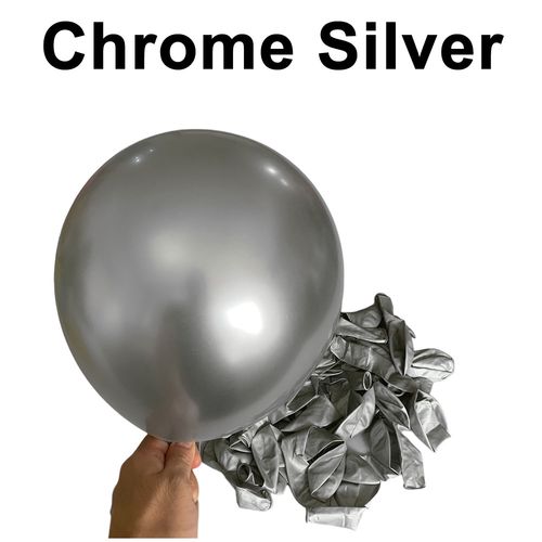 REPACKED 1pc 18inch Size18 Chrome Balloon