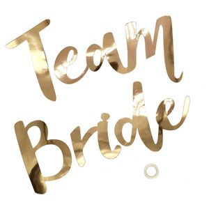 Team Bride Script Banner