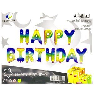 Happy Birthday Letter Balloon Set