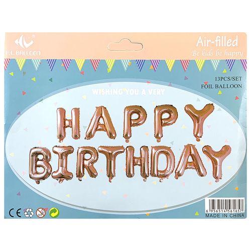 Happy Birthday Letter Balloon Set