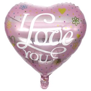 Printed ILY Foil Balloon 17 inches (loose)