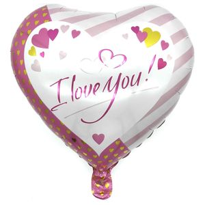 Printed ILY Foil Balloon 17 inches (loose)