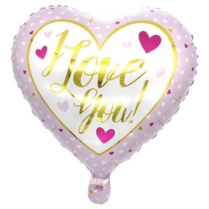 Printed ILY Foil Balloon 17 inches (loose)