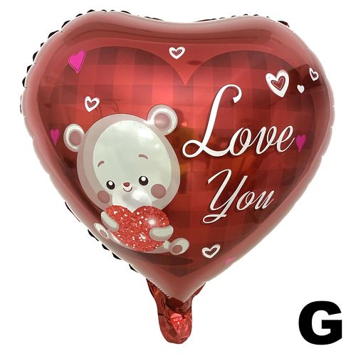 Printed ILY Foil Balloon 17 inches (loose)