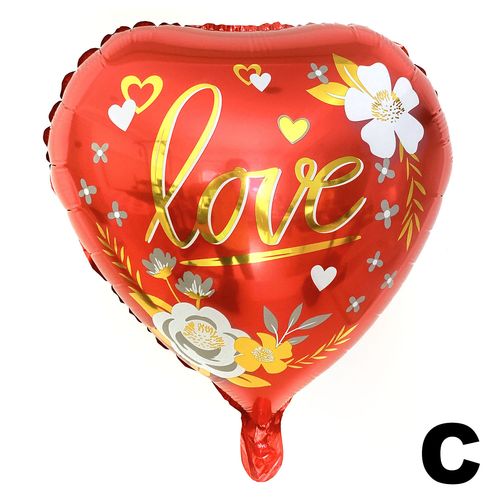 Printed ILY Foil Balloon 17 inches (loose)