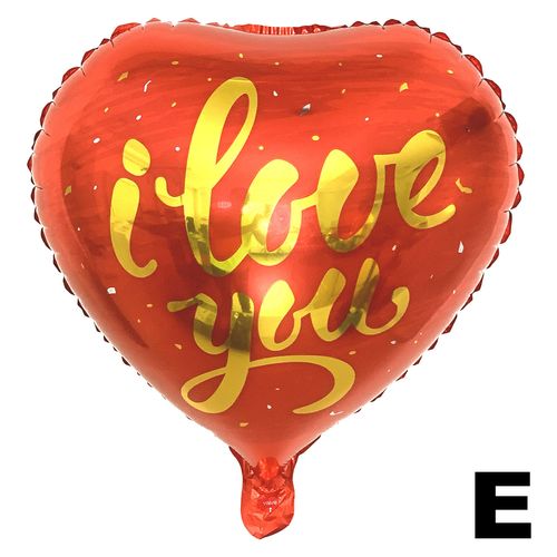 Printed ILY Foil Balloon 17 inches (loose)