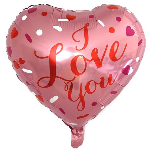 Printed ILY Foil Balloon 17 inches (loose)