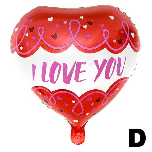 Printed ILY Foil Balloon 17 inches (loose)