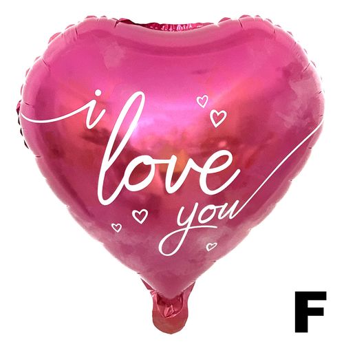 Printed ILY Foil Balloon 17 inches (loose)