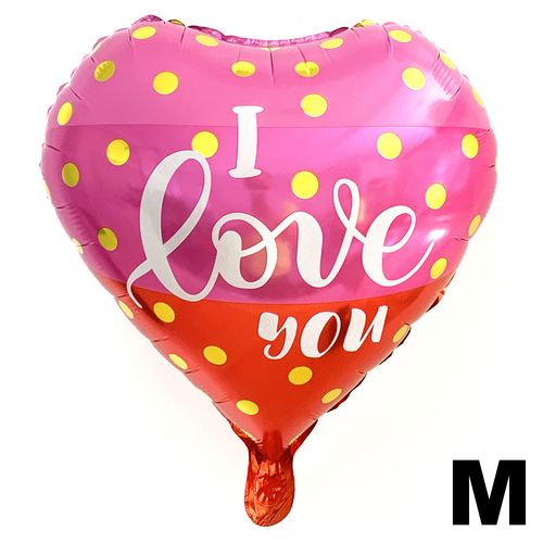 Printed ILY Foil Balloon 17 inches (loose)