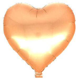 Plain Heart Foil Balloon 18 inches