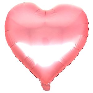 Plain Heart Foil Balloon 18 inches