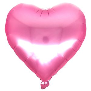 Plain Heart Foil Balloon 18 inches