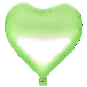 Plain Heart Foil Balloon 18 inches