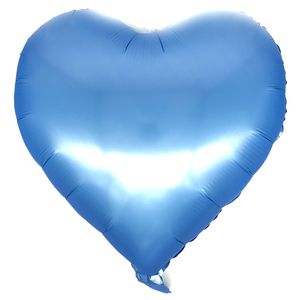 Plain Heart Foil Balloon 18 inches