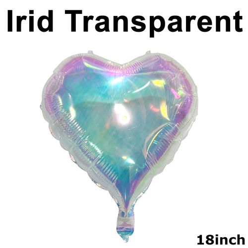 Plain Heart Foil Balloon 18 inches